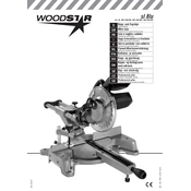 Woodstar SL 8LU 3901204000 Saw manual cover