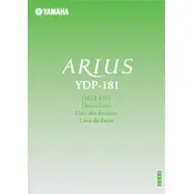Yamaha Arius YDP-181 Piano manual cover