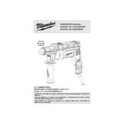 Milwaukee 5376-20 Drill manual cover