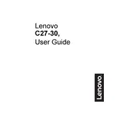 Lenovo C27-30 62AA-KAR6-WW Monitor manual cover