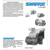 Shure V15VXMR Cartridge manual cover