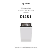 Caple DI481 Dishwasher manual cover