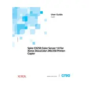 Xerox Spire CX250 Server manual cover