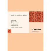 Klarstein GRILLEXPRESS 3600 10039917 Grill manual cover