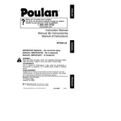 Poulan Pro WT200 LE Vacuum manual cover