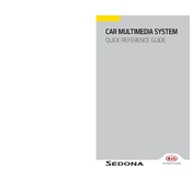 Kia Sedona Car Multimedia System 2017 Minivan manual cover