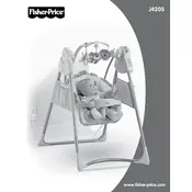 Fisher Price Mattel Power Plus J4205 Swing manual cover