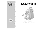 Matsui MES101 manual cover