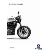 Husqvarna VITPILEN 401 2023 Motorcycle manual cover