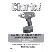 Clarke 4005622 CIR24B Wrench Kit manual cover