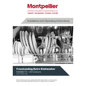 Montpellier MAB6015 Dishwasher manual cover