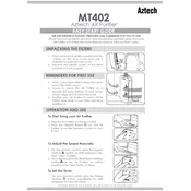 Aztech MT402 Air Purifier manual cover