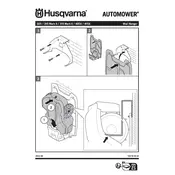 Husqvarna Automower 305 Wall Hanger Lawn Mower manual cover