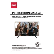 RCA RWOSU5520 TV manual cover