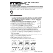 Sealey AS15000 Axle Stand manual cover