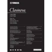 Yamaha Clavinova CVP-705 Piano manual cover