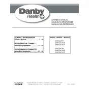 Danby DH016A1W-D Refrigerator manual cover