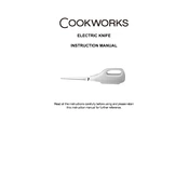 Cookworks 9098329 EK-120 Knife manual cover