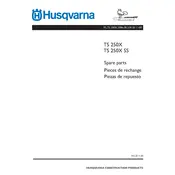 Husqvarna TS 250X SS Saw manual cover