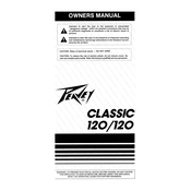 Peavey Classic Series 120-120 Amplifier manual cover