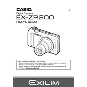 Casio EXZR200 Camera manual cover