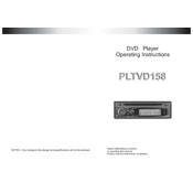 Pyle PLTVD158 DVD Player manual cover