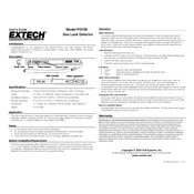 Flir Extech FG100 Detector manual cover