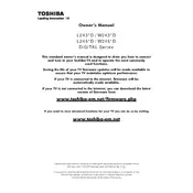 Toshiba 32L2433D TV manual cover