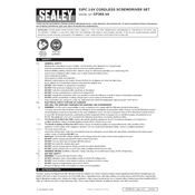 Sealey CP36S.V4 Screwdriver manual cover