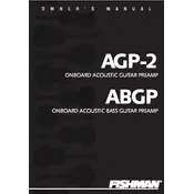 Fishman ABGP Preamplifier manual cover