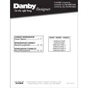 Danby DAR026A1BDD Refrigerator manual cover