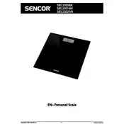 Sencor SBS 2300BK Scale manual cover