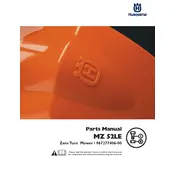 Husqvarna MZ 52LE 967277406-00 Lawn Mower manual cover