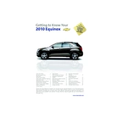 Chevrolet Equinox 2010 manual cover