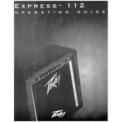 Peavey Express 112 Amplifier manual cover