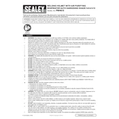 Sealey PWH615 Helmet manual cover