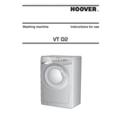 Hoover VT 912D22 1-80 manual cover