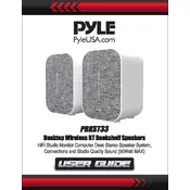 Pyle PBKST33 Speaker manual cover