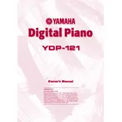 Yamaha YDP-121 Piano manual cover