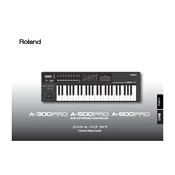 Roland A-500 PRO manual cover