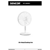 Sencor SFE 3080WH Fan manual cover