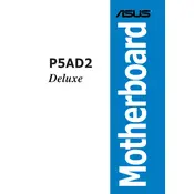 ASUS P5AD2 Deluxe Motherboard manual cover