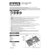 Sealey SA673 Grinder manual cover