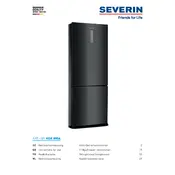 Severin KGK 8956 Refrigerator manual cover