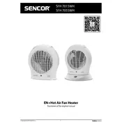 Sencor SFH 7015WH Fan manual cover