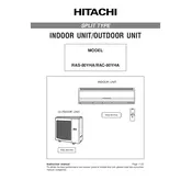 Hitachi RAC-80YHA Air Conditioner manual cover