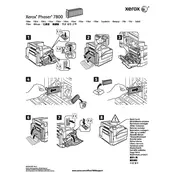 Xerox Phaser 7800 Filter Printer manual cover