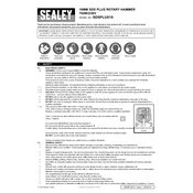 Sealey SDSPLUS18 Drill manual cover