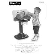 Fisher Price Mattel Grow to Pro Junior Basketball DTM18 Toy manual cover