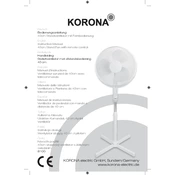 Korona 81100 Fan manual cover